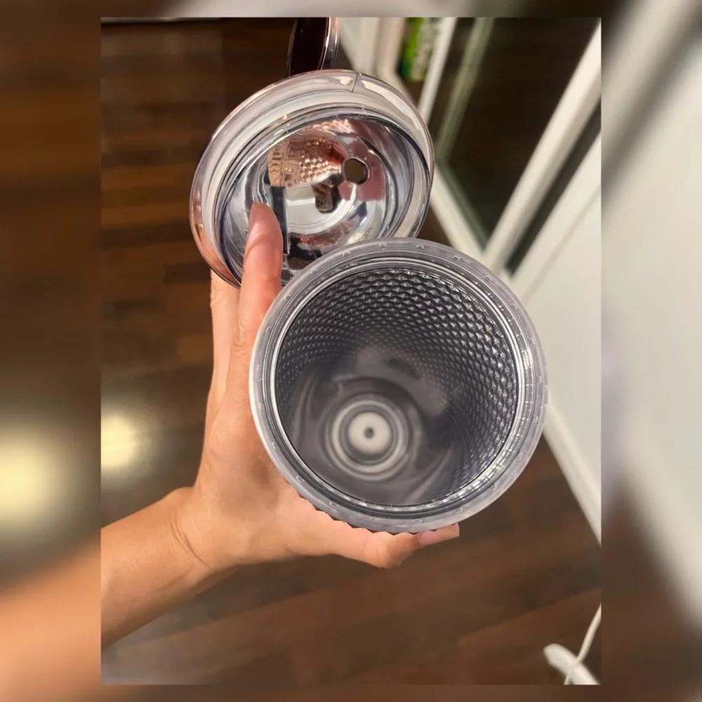 Starbucks Rose‎ Gold Tumbler with Mickey Ear Lid